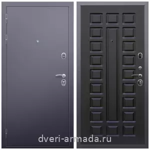 Темные входные двери, Дверь входная Армада Люкс Антик серебро / МДФ 16 мм ФЛ-183 Венге