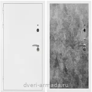 Входные двери Люкс, Дверь входная Армада Оптима Белая шагрень / МДФ 6 мм ПЭ Цемент темный