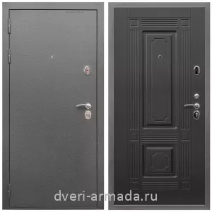 Входные двери Троя, Дверь входная Армада Оптима Антик серебро / МДФ 6 мм ФЛ-2 Венге