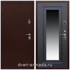Входные двери 2050 мм, Дверь входная железная Армада Люкс Антик медь / МДФ 16 мм ФЛЗ-120 Венге в квартиру с повышенной прочностью
