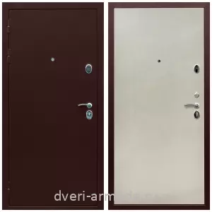 Входные двери 880х2050, Дверь входная утепленная Армада Люкс Антик медь / МДФ 6 мм ПЭ Венге светлый