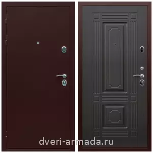 Входные двери Премиум, Дверь входная Армада Люкс Антик медь / МДФ 16 мм ФЛ-2 Венге