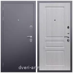 Входные двери Люкс, Дверь входная Армада Люкс Антик серебро / МДФ 16 мм ФЛ-243 Дуб белёный