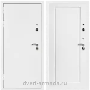 Светлые входные двери, Дверь входная Армада Оптима Белая шагрень / МДФ 16 мм ФЛ-119 Белый матовый