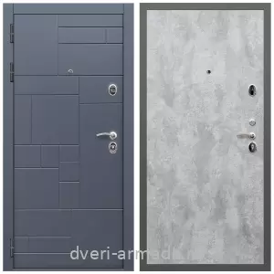 Входные двери толщиной 1.2 мм, Дверь входная Армада Аккорд МДФ 10 мм / МДФ 6 мм ПЭ Цемент светлый