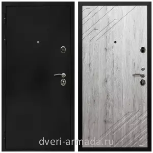 Темные входные двери, Дверь входная Армада Престиж Черная шагрень / МДФ 16 мм ФЛ-143 Рустик натуральный