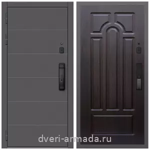 Современные входные двери, Дверь входная Армада Роуд МДФ 10 мм Kaadas K9 / МДФ 16 мм ФЛ-58 Венге