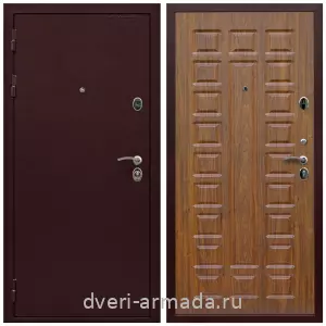 Антивандальные, Антивандальная металлическая  дверь входная Армада Престиж 2 Антик медь / МДФ 16 мм ФЛ-183 Мореная береза