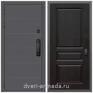 Входные двери 2050 мм, Дверь входная Армада Роуд МДФ 10 мм Kaadas K9 / МДФ 16 мм ФЛ-243 Венге