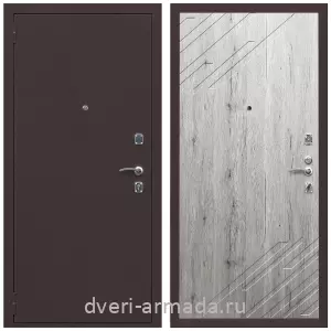 Двери оптом, Металлическая дверь входная Армада Комфорт Антик медь / ФЛ-143 Рустик натуральный