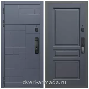 МДФ, Умная входная смарт-дверь Армада Аккорд МДФ 10 мм Kaadas K9 / МДФ 16 мм ФЛ-243 Графит нубук