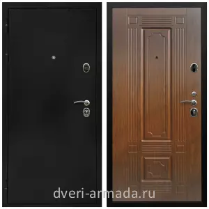 Входные двери толщиной 1.5 мм, Дверь входная Армада Престиж Черная шагрень / МДФ 16 мм ФЛ-2 Морёная береза