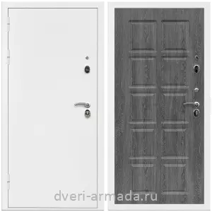 Входные двери 960 мм, Дверь входная Армада Оптима Белая шагрень / МДФ 10 мм ФЛ-38 Дуб Филадельфия графит