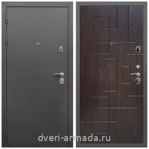 Взломостойкие входные двери 1.2, Дверь входная Армада Гарант / МДФ 16 мм ФЛ-57 Дуб шоколад