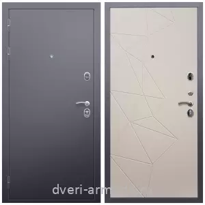 Дверь входная Армада Люкс Антик серебро / МДФ 16 мм ФЛ-139 Какао нубук софт