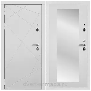 Элитные для коттеджей, Дверь входная Армада Тесла МДФ 16 мм / МДФ 16 мм ФЛЗ-Пастораль, Ясень белый