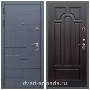 Двери МДФ для квартиры, Дверь входная Армада Аккорд МДФ 10 мм / МДФ 16 мм ФЛ-58 Венге
