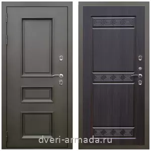Толстые входные двери, Дверь входная уличная в дом Армада Фаренгейт / МДФ 10 мм ФЛ-242 Эковенге для загородного дома