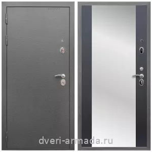Темные входные двери, Дверь входная Армада Оптима Антик серебро / МДФ 16 мм СБ-16 Венге