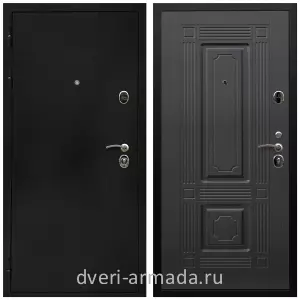 Входные двери толщиной 1.5 мм, Дверь входная Армада Престиж Черная шагрень / МДФ 16 мм ФЛ-2 Венге