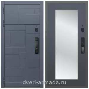 МДФ, Умная входная смарт-дверь Армада Аккорд МДФ 10 мм Kaadas K9 / МДФ 16 мм ФЛЗ-Пастораль, Графит нубук