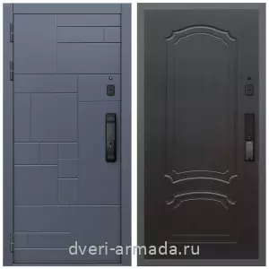 Входные двери Йошкар-Ола, Умная входная смарт-дверь Армада Аккорд МДФ 10 мм Kaadas K9 / ФЛ-140 Венге