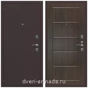 Входные металлические двери в Московской области, Дверь входная Армада Комфорт Антик медь / ФЛ-39 Венге