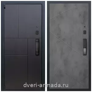 Входные двери 2050 мм, Дверь входная Армада Бастион МДФ 16 мм Kaadas K9 / МДФ 10 мм ФЛ-291 Бетон темный