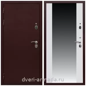 Антивандальные для квартир, Дверь входная Армада Престиж 2 Антик медь / МДФ 16 мм СБ-16 Белый матовый