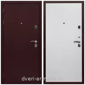Входные двери толщиной 1.5 мм, Дверь входная Армада Престиж Антик медь / МДФ 10 мм Гладкая белый матовый