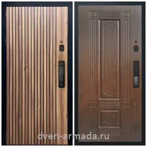Современные входные двери, Умная входная смарт-дверь Армада Вектор Kaadas K9 / ФЛ-2 Мореная береза