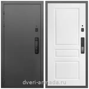 Входные двери Йошкар-Ола, Умная входная смарт-дверь Армада Гарант Kaadas K9/ МДФ 16 мм ФЛ-243 Белый матовый