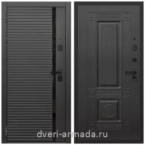 Дверь входная Армада Каскад BLACK МДФ 10 мм / МДФ 6 мм ФЛ-2 Венге