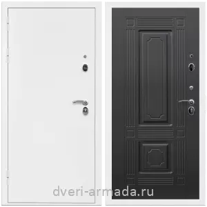 Входные двери толщиной 1.5 мм, Дверь входная Армада Оптима Белая шагрень / МДФ 16 мм ФЛ-2 Венге