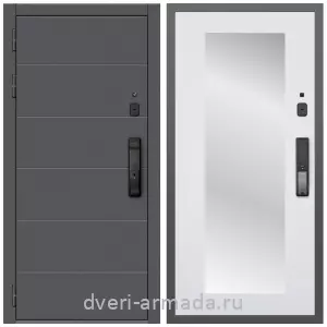Входные двери Йошкар-Ола, Дверь входная Армада Роуд МДФ 10 мм Kaadas K9 / МДФ 16 мм ФЛЗ-Пастораль, Белый матовый