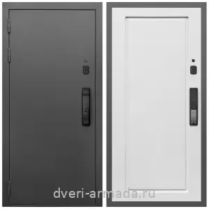 Входные двери 2050 мм, Умная входная смарт-дверь Армада Гарант Kaadas K9/ МДФ 16 мм ФЛ-119 Ясень белый