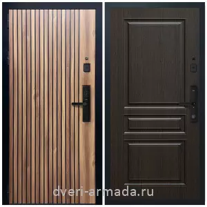 МДФ, Умная входная смарт-дверь Армада Вектор МДФ 10 мм Kaadas S500 / МДФ 16 мм ФЛ-243 Венге