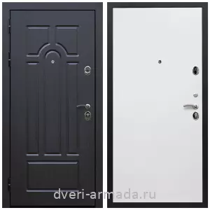 Входные двери Лондон, Дверь входная Армада Эврика МДФ 10 мм ФЛ-58 Венге / МДФ 10 мм Гладкая белый матовый