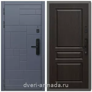 МДФ, Умная входная смарт-дверь Армада Аккорд Kaadas S500 / МДФ 16 мм ФЛ-243 Венге