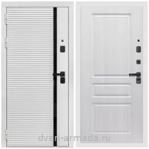Входные двери Беленый дуб, Дверь входная Армада Каскад WHITE МДФ 10 мм / МДФ 16 мм ФЛ-243 Дуб белёный