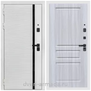 Входные двери Белый сандал, Дверь входная Армада Каскад WHITE МДФ 10 мм / МДФ 16 мм ФЛ-243 Сандал белый