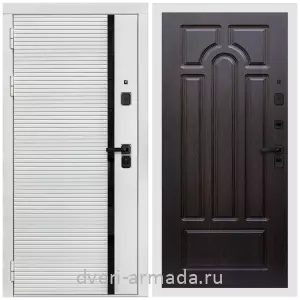 МДФ, Дверь входная Армада Каскад WHITE МДФ 10 мм / МДФ 6 мм ФЛ-58 Венге