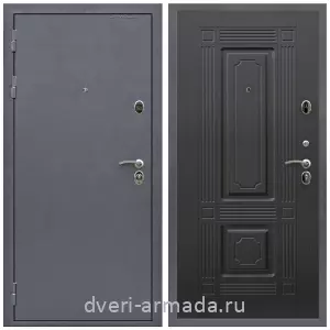 Входные двери модерн, Дверь входная Армада Престиж Антик серебро / ФЛ-2 Венге