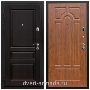 Двери МДФ для квартиры, Дверь входная Армада Премиум-Н МДФ 16 мм ФЛ-243 Венге / МДФ 16 мм ФЛ-58 Морёная береза