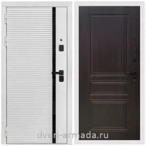МДФ, Дверь входная Армада Каскад WHITE МДФ 10 мм / МДФ 6 мм ФЛ-243 Эковенге