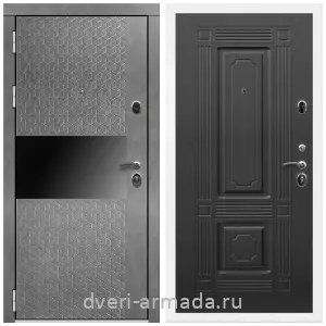 Входные двери Йошкар-Ола, Дверь входная Армада Престиж Белая шагрень МДФ 16 мм Штукатурка графит / ФЛ-2 Венге