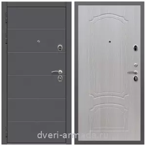 Двери МДФ для квартиры, Дверь входная Армада Роуд МДФ 10 мм / МДФ 6 мм ФЛ-140 Дуб белёный
