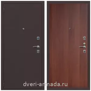 Входные металлические двери в Московской области, Дверь входная Армада Комфорт Антик медь / ПЭ Итальянский орех