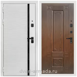 МДФ, Дверь входная Армада Каскад WHITE МДФ 10 мм / МДФ 6 мм ФЛ-2 Мореная береза
