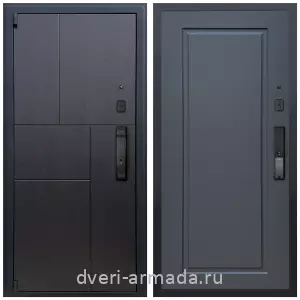 МДФ, Дверь входная Армада Бастион МДФ 16 мм Kaadas K9 / МДФ 16 мм ФЛ-119 Графит нубук